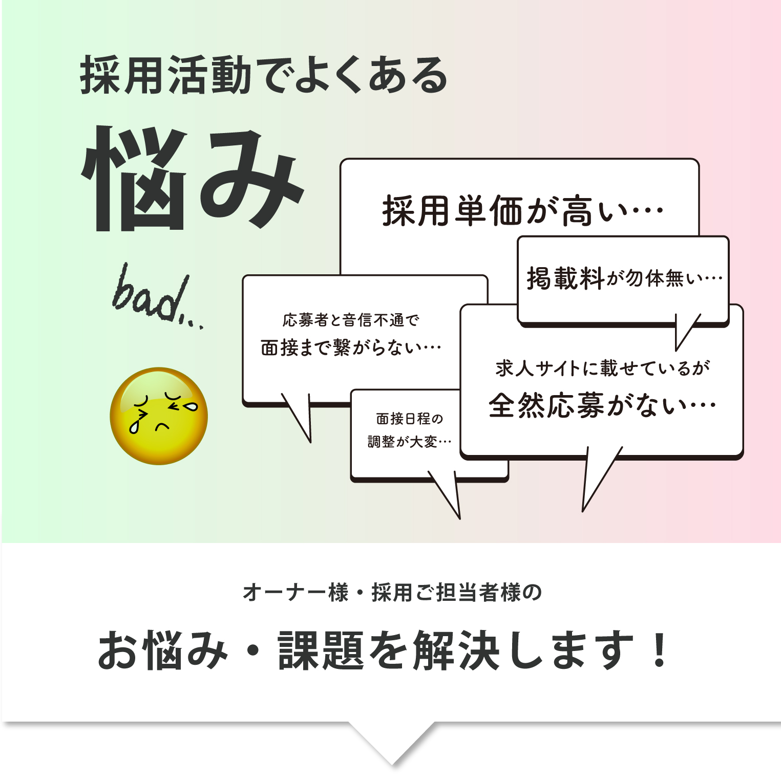 美容師採用悩み